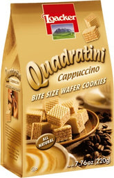 Loacker Cappucino Quadratini, 7.76 oz